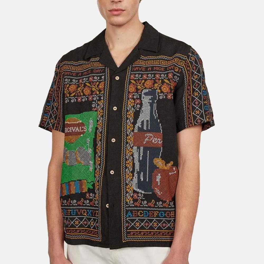 NWT Percival “Meal Deal” linen shirt - NWT